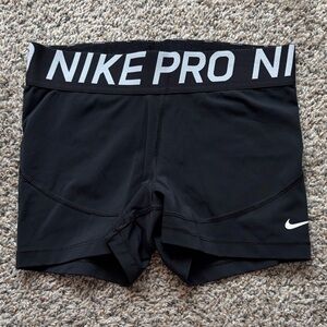 Nike Pro Women's Athletic Black Shorts